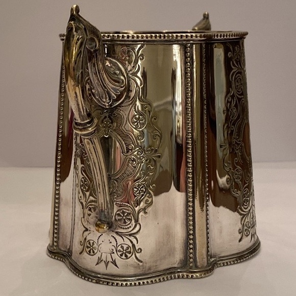 Antique Victorian Silver Plate Waste Bowl - Picture 8 of 12